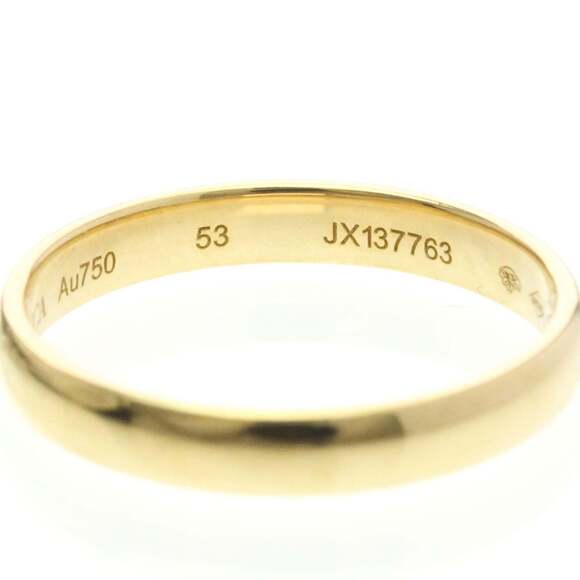 Van Cleef & Arpels Wedding Ring Yellow Gold (18K) Fashion No Stone Band Ring ... - Picture 6 of 9